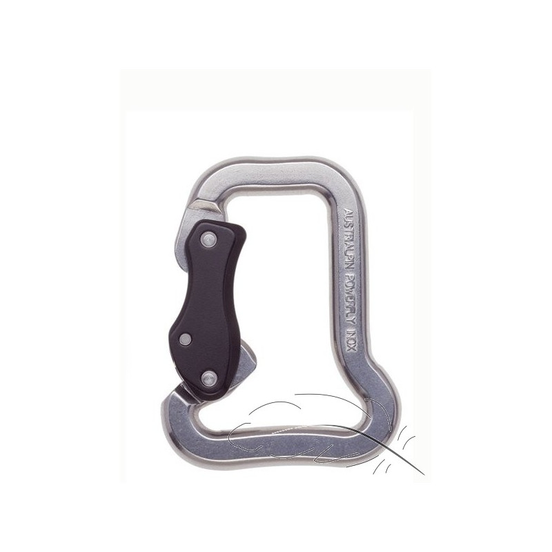 Carabiner stainless steel INOX AustriAlpin POWERFLY